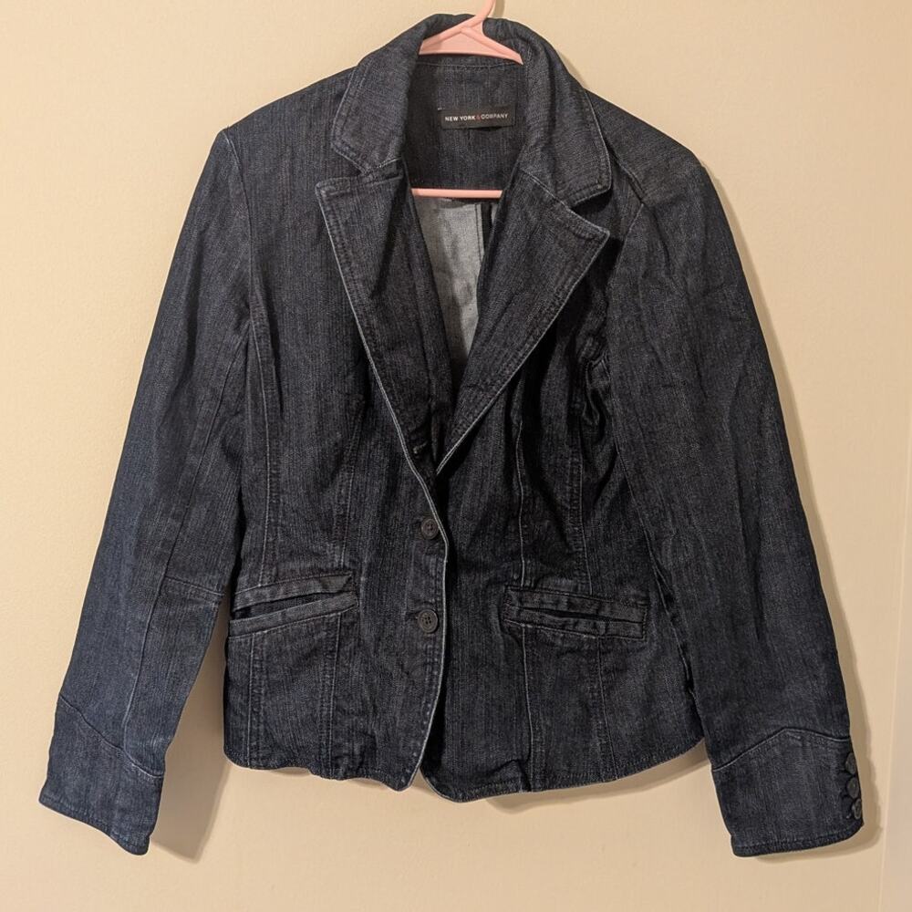 New York & Company Denim One Size Jacket